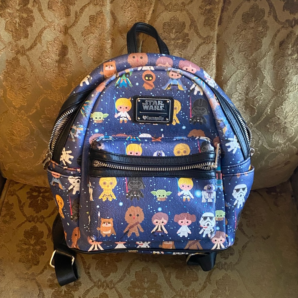 Disney Loungefly mini backpack Star Wars baby Yoda